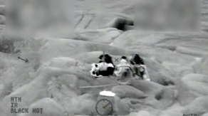 Watch: 4 children rescued after being stranded on rock in Great Lakes